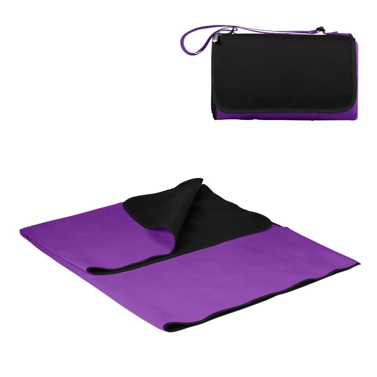 PICNIC TIME ONIVA - a brand Blanket Tote Outdoor Picnic Blanket, Beach Blanket, Camping Blanket 16 x 11 x 3