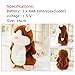 Talking Hamster Plush Toy Repeats What You Say Interactive Toys Electronic Hamster for Kids Birthday Christmas Gift