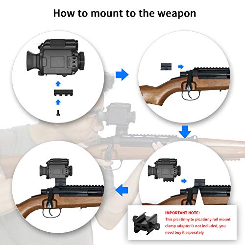 image for Bestguarder NV-600 Ultra Small 1-5X18mm Digital Infrared Night Vision 