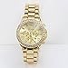 GreenDimension Women's Geneva Luxury Alloy Analog Quartz Golden Watch