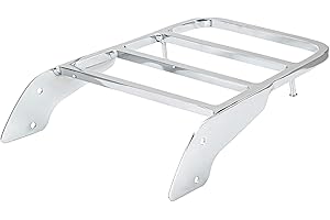 H-YEEU Motorcycle Bracket Sissy Bar Luggage Rack fit for Yamaha VStar 400 V Star 650 (1998-2001) V-Star 1100 Classic XVS Dragstar XVS 1100 (2000-2011)