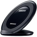 Samsung Fast Charge Qi Wireless Charging Pad Charger (Stand Type) With Retail Packaging,Black
