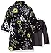 STAR WARS Toddler Boys 2-Piece Pajama Set with Robe, Black, 2T