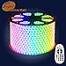 SuperonlineMall AC 110-120V Flexible Waterproof LED Strip Lights, 40m/131.2ft - RGB