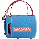 Silicone Case Cover for Sony SRS XB13 Extra BASS Wireless Portable Compact Speaker, Protective Skin Sleeve Shell with Standing Feet for Sony SRS-XB13 Speaker Accessories (Blue)