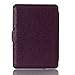 HAOCOO Ultra Slim Leather Smart Case Cover Build in Magnetic [Auto Sleep/Wake] Function for All-New Kindle Paperwhite 2012, 2013, 2015 Versions (Not fit All-New Paperwhite 10th Generation)(Purple)