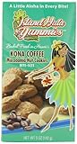 Island Hula Yummies Macadamia Nut Bite-Size cookies, Kona Coffee, 5 Ounce