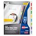 Avery Clear Easy View Durable Plastic Dividers, 8 Tabs (16741),Multicolor