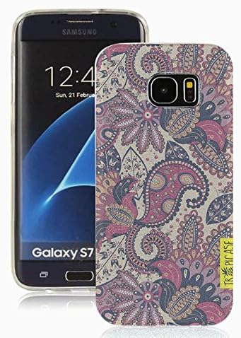 Galaxy S7 Case, S7 Cover Paisley Floral Vintage Retro Perfect Gift For Teen Girls Fits Galaxy S7