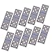 BLUECELL 10pcs Stainless Steel Furniture 95mmx35mm Flat Mending Plate Connector Joining Bracket Product Name