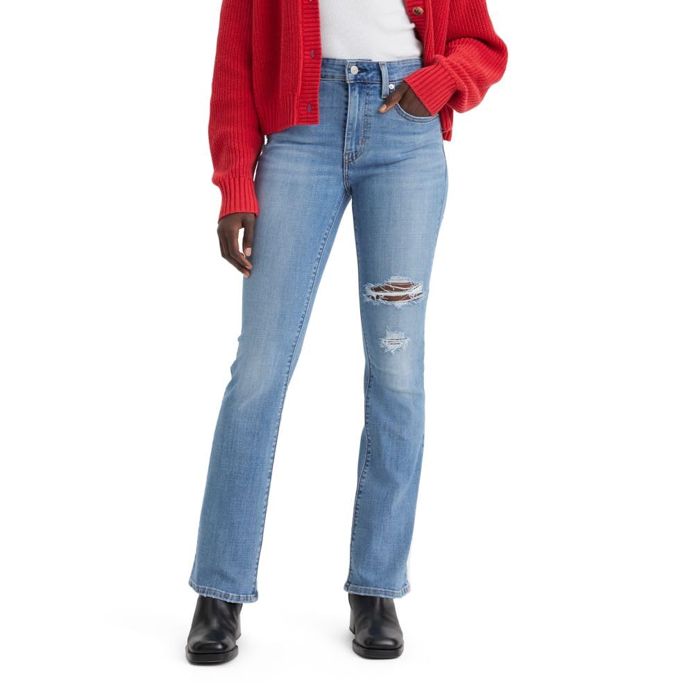 Photo 1 of Levi's Women's 725 High Rise Bootcut Jeans (Also Available in Plus), (New) Blue