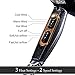 PARWIN PRO 1875W Super Negative Ion 2 Speed 3 Heat Settings Ionic Hair Dryer with DC Motor Piano Painting Blow Dryer, Black