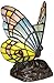 Robert Louis Tiffany Butterfly in Flight Modern Tiffany Style Accent Table Lamp 7 1/2