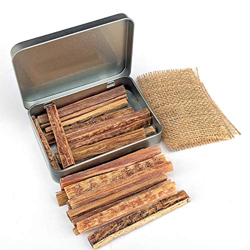 PBL Fatwood 20 Sticks Firestarters in Tin Hand Cut in USA Camping Hiking Backpacking
