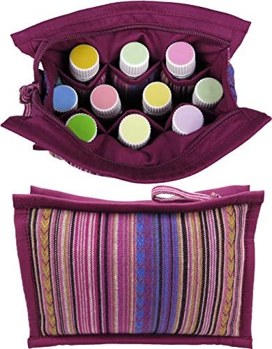 Essential Oil Case For Travel - Medium Size Bag HOLDS 8 OILS - Chic and Compact EO Bags in Multiple Sizes - Perfect size…