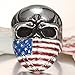 MOWEN jewelry mens Stainless Steel Colorful Epoxy American Flag Mask Skull Rings/devil skull heavy ring,sizes7#-15# (12)