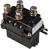 ZESUPER Winch Solenoid 12V 500 A Relay Contactor Solenoid Relay for 8000-15000lb ATV UTV Truck Winch Replacement