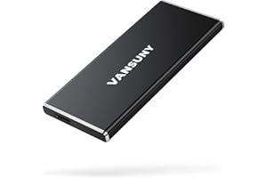 Vansuny 1TB Portable External SSD, USB 3.1 Gen2 540MB/s High-Speed Data Transfer, Metal USB C Mini Portable External Solid State Drive for PC, Laptop, Phones and More