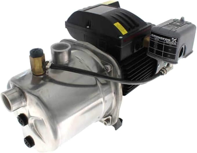 Grundfos JP07SSS (97855083) Jet Pump 3/4 HP Shallow Well, 115/230V