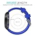 MoKo Band Compatible with Samsung Galaxy Watch 3 41mm/Gear S2 Classic/Galaxy Watch 42mm/Galaxy Watch Active/Active 2/Vivoactive 3/Huawei Watch GT 2 42mm, 20MM Soft Silicone Watch Strap, Royal Blue
