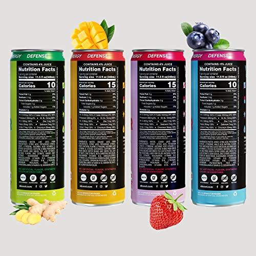 EBOOST Super Fuel Natural Energy Drink Variety Pack, 12 Pack 3 x