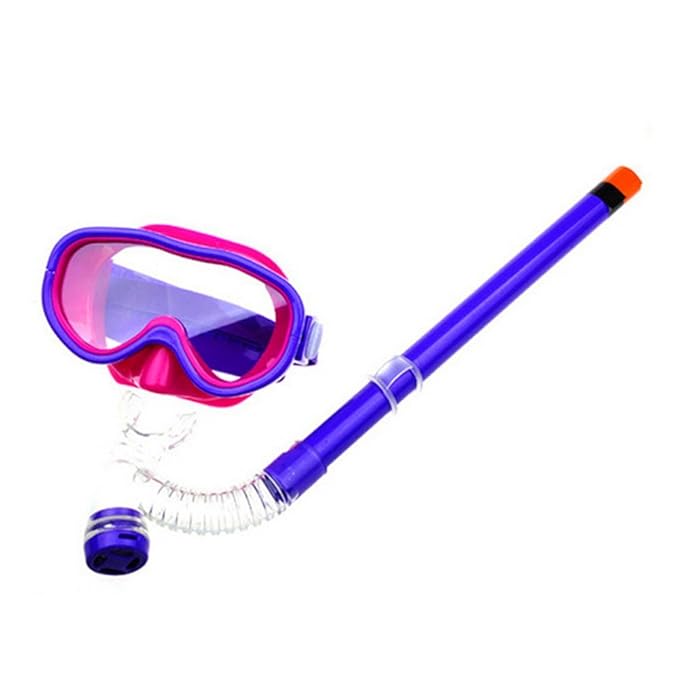 Saflyse Kinder Schwimmbrille Schnorchel + Taucherbrille Set Kinder-Tauchset