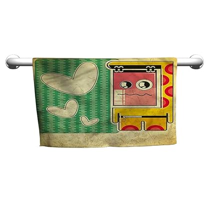 Amazon Com Alisoso Retro Kitchen Towels Sad Game Boy With Heart