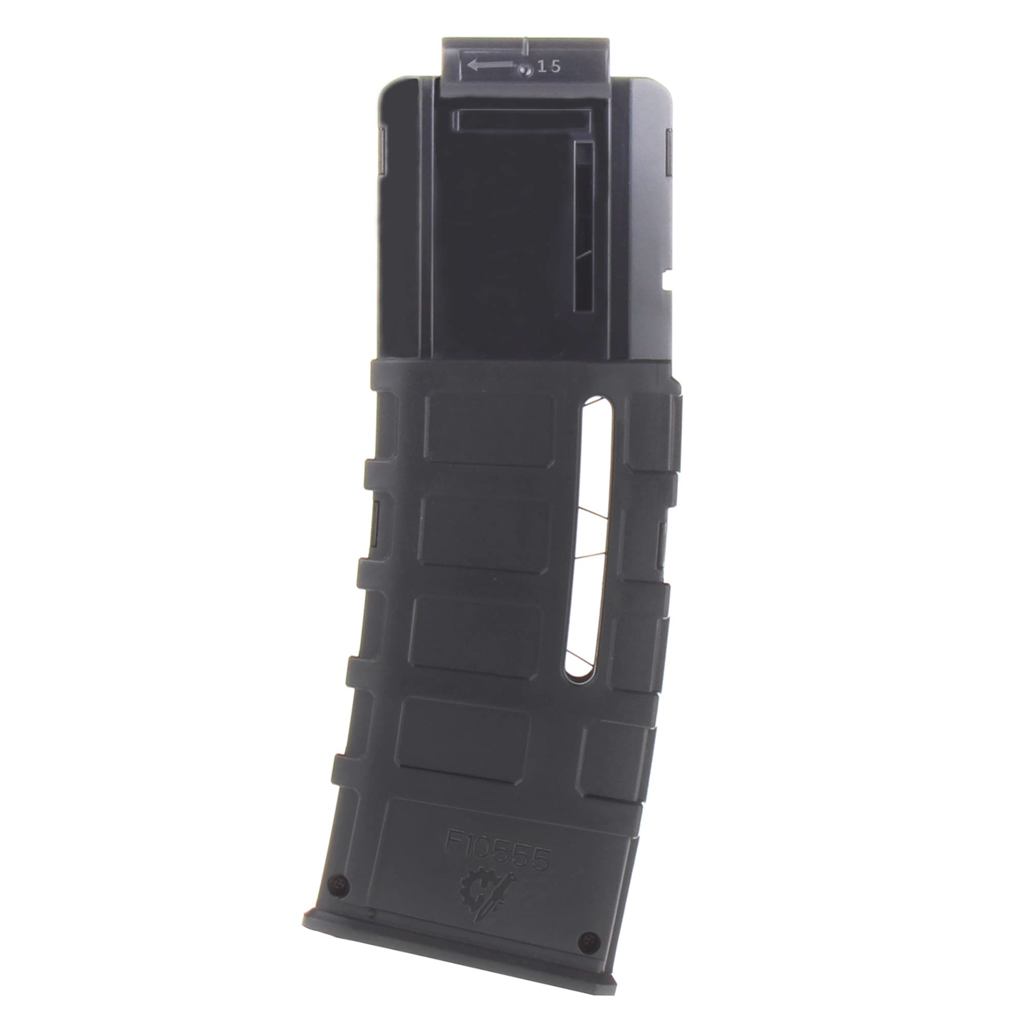 WORKER F10555 15-Darts Magazine Clip for Nerf N-Strike Elite Color Black