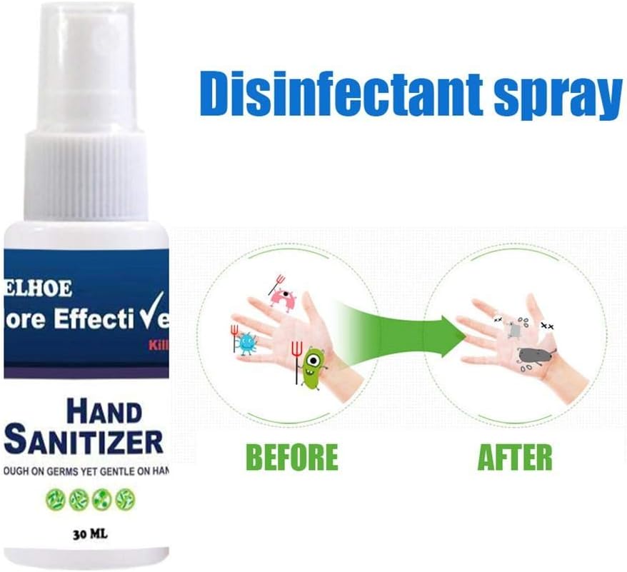 Motop Portable Refreshing Hand Soap Spray to Instant Skin Cleansing, Disposable Hand Sanitizer Spray for Adults & Children, Soft and Non-irritating Hand Sanitizer Spray