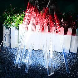 LALAPAO Solar Outdoor String Lights Meteor Shower