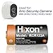 RCR123A Rechargeable Batteries(12 PCS) and Charger, Hixon 3.7V 700mAh RCR123A Li-ion Batteries for Arlo HD Security Cameras(VMC3030/VMK3200/VMS3330/3430/3530), UN CE Certified