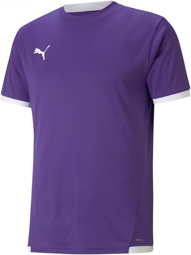 PUMA teamLIGA Jersey Jr Shirt Unisex Kids Prism Violet-Puma White 128