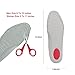 Footfeet Breathable Orthotics Insoles Sports Insoles with Arch Support - Best Shock Absorption & Cushioning Insoles for Plantar Fasciitis,Running,Flat Feet,Heel Spurs & Foot Pain - for Men & Women(S）