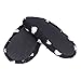 World's Softest Slip-Resistant Bottom Sole Women's Cozy Slippers (Medium, Black Polka Dot)