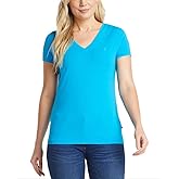 Nautica Women's Easy Comfort V-Neck Supersoft Stretch Cotton T-Shirt