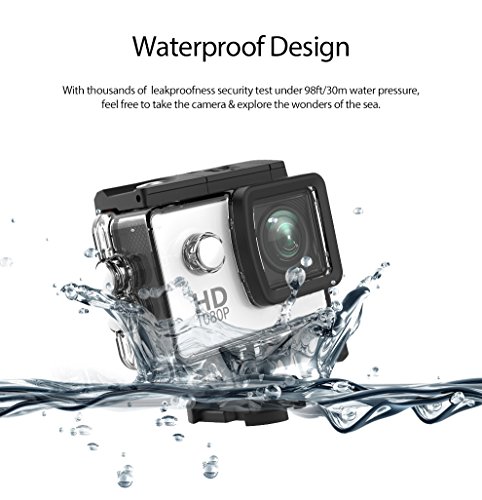 Lightdow-LD4000-1080P-HD-Sports-Action-Camera-Bundle-with-DSPNT96650-Chip-15-Inch-LPS-TFT-LCD-170-Wide-Angle-Lens-and-Bonus-Battery-Blue