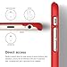 iPhone 6S Case, elago® [Slim Fit 2][Soft Feel Extreme Red] - [Light][Minimalistic][True Fit] – for iPhone 6/6S