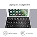Infiland iPad 9.7 2018 2017 Keyboard Case - Smart Case with Bluetooth Keyboard for Apple iPad 6th Gen 5th Gen Model A1893/A1954/A1822/ A1823 9.7 Inch 2018 2017 Released(Auto Wake/ Sleep), Space Grey