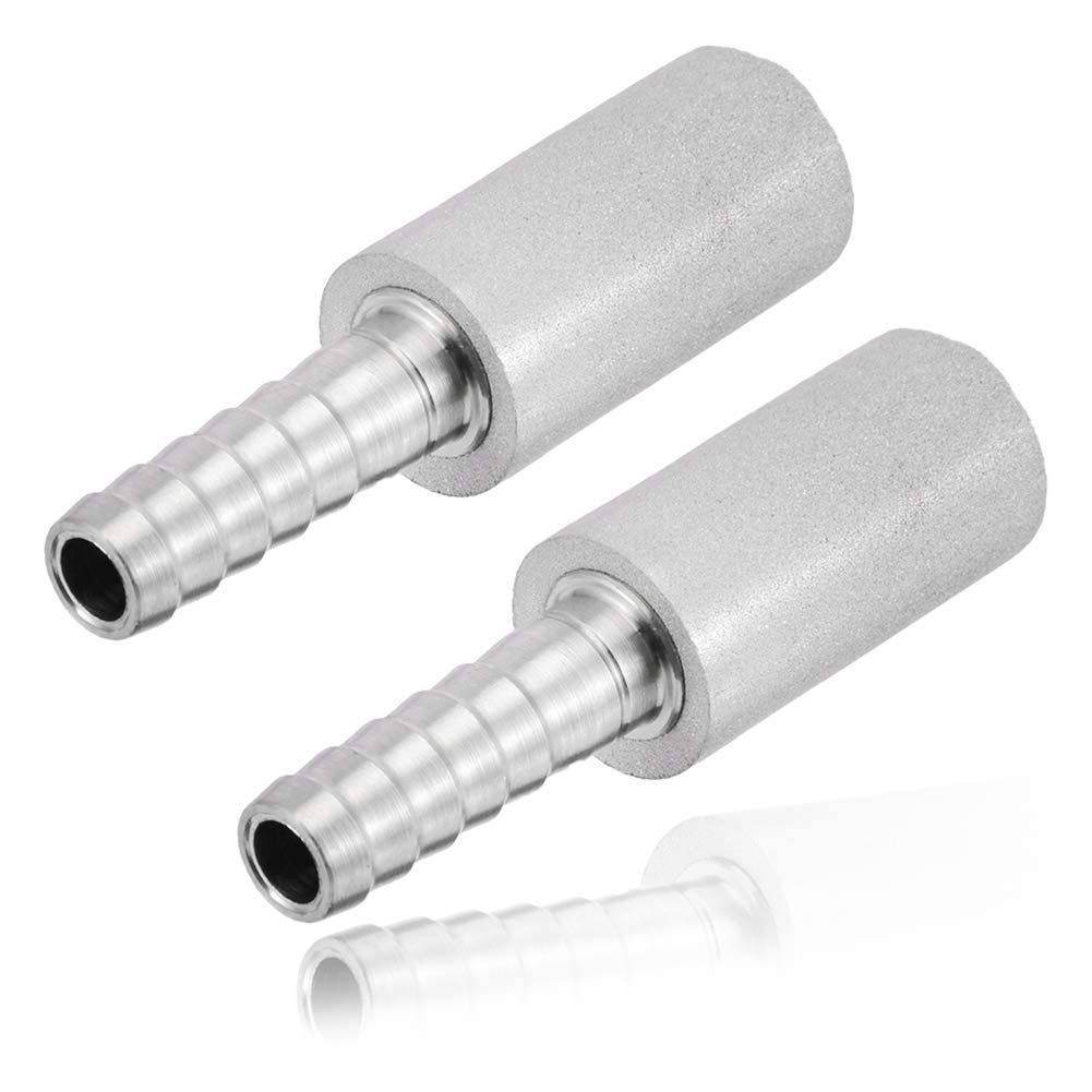 2-Pack Diffusion Aeration Stone 0.5 Micron Homebrew Beer Oxygenation Diffusion Carbonation Stone