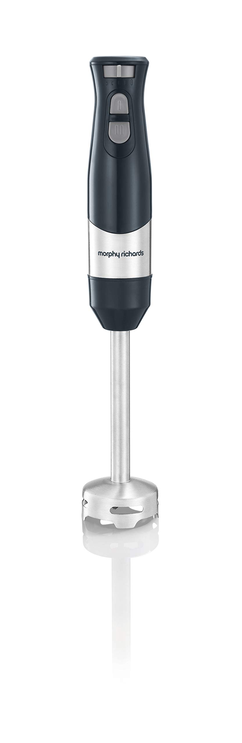 Morphy Richards Total Control Hand Blender - Grey - 600W - 5 Speed Settings - Plastic And Stainless Steel - 402060