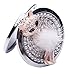 Generic 3D Handmade Metal and Alloy Compact Mirror for Women Wedding Gifts Mirror with Cute Fox Animal Double Sides with a Enlarge Glass