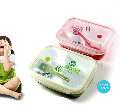 Home Product Lunch Box Kids Food Container 3 Blocks Soup Cup Spoon Microwaveable Disposable Tableware Bento Lancheira Dinnerware Set