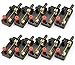 TOTOT 10PCS Educational Single Pole Knife Switch Physics Laboratory Equipment Single Pole Single Throw (SPST) Switch