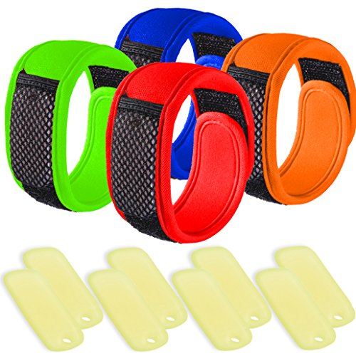 NextGen Outdoors Mosquito Repellent Bracelets DEET FREE (4-Pack) with 8 Pellets (Variety) NextGen Outdoors Mosquito Repellent Bracelets DEET FREE (4-Pack) with 8 Pellets (Variety)