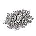 Yumei Jewelry 500 Pcs Silver Tone Double Loops Round Split Jump Rings Wire Connector for Charms