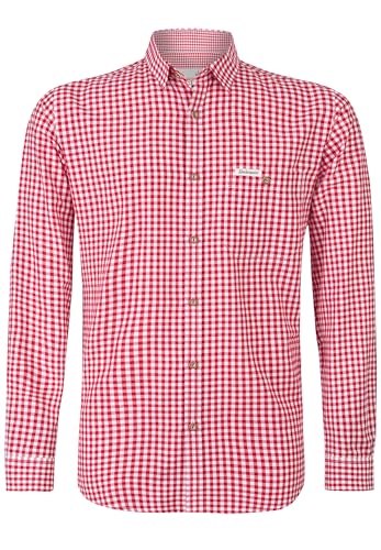 Stockerpoint Chemise Traditionnelle pour Homme, Rouge (Rouge)., M