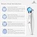 NEWFIAR X6 Blackhead Remover, Portable Blackheads Removal Tool, Comedo Suction, Pore and Blackhead Vacuum for Skin Care, Blu-ray Design and 5 Interchangeable Heads, USB Charging (Color: White)