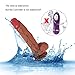 Viberate Adult Toy for Women Couples - Realistic Silicone Vibrating Wand with 10 Powerful Vibration Modes and Strong Suction Cup Handsfree Play