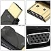 VicTsing 2 PCS HDMI To VGA Video Adapter Converter, Gold-Plated 1080P HDMI To VGA Adapter Converter For PC, Laptop, Desktop,DVD,TV,TV Box-Black