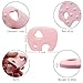 AILAMS Elephant Baby Teether Ring,Food Grade Silicone BPA Free FDA Approved,Toddlers Teething Toy (Pink)